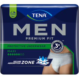 TENA Men - Защитно еднократно бельо за мъже, Ниво 4 - 1430 мл, Размер L/XL, 10 бр/опак