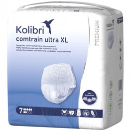 Kolibri Premium Ultra - Еднократно бельо, 7 капки -1700 мл, Размер XL (130 -160 см), 14 бр/опак