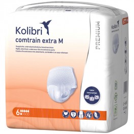 Kolibri Premium Extra -  Еднократно бельо, 6 капки -1300 мл, Размер M (80-120 см), 14 бр/опак