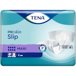 TENA Slip ProSkin Maxi - Пелени за възрастни хора при тежка до изключително тежка инконтиненция  - 8 капки - 2160 мл - Размер S ( 56 - 85 см)  - 24 бр/опак