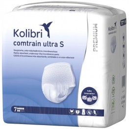 Kolibri Premium Ultra - Еднократно бельо, 7 капки -1400 мл, Размер S (70 - 100 см), 14 бр/опак