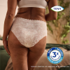 TENA Silhouette Plus - Дискретно бельо за жени с ниска талия, цвят Бял, Размер М, 12 бр./опак.