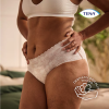 TENA Silhouette Plus - Дискретно бельо за жени с ниска талия, цвят Бял, Размер L, 10 бр./опак.