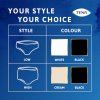 TENA Silhouette Plus - Дискретно бельо за жени с ниска талия, цвят Черен, Размер L, 10 бр./опак. TENA Silhouette Plus - Дискретно бельо за жени с ниска талия, цвят Черен, Размер L, 10 бр./опак.