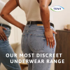 TENA Silhouette Plus - Дискретно бельо за жени с ниска талия, цвят Черен, Размер L, 10 бр./опак. TENA Silhouette Plus - Дискретно бельо за жени с ниска талия, цвят Черен, Размер L, 10 бр./опак.