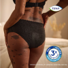 TENA Silhouette Plus - Дискретно бельо за жени с ниска талия, цвят Черен, Размер L, 10 бр./опак. TENA Silhouette Plus - Дискретно бельо за жени с ниска талия, цвят Черен, Размер L, 10 бр./опак.