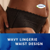 TENA Silhouette Plus - Дискретно бельо за жени с ниска талия, цвят Черен, Размер М, 12 бр./опак.