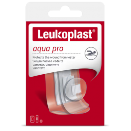 Leukoplast® Водоустойчиви пластири за рани - 20 броя в 3 размера ( кръгли 22 мм - 6 бр.; 19х72 мм - 8 бр.; 38х63 мм - 6 бр.)