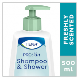 TENA Shampoo & Shower - Шампоан и Душ гел за застаряваща кожа с Провитамин В5 (с изплакване) х500 мл.