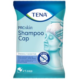 TENA ProSkin Shampoo Cap - Шапка за измиване на косата с шампоан и балсам - БЕЗ изплакване х1 бр./опак.