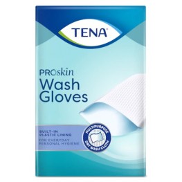 TENA Wash Glove - Суха кърпа тип ръкавица, 175 бр/опак